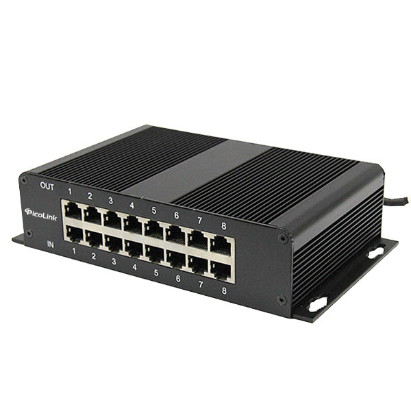 Thiết Bị Chống Sét Mạng LAN 8 Port Picolink PL-8P-1000 POE chính hãng